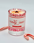 Mini Candy Cane Christmas Candle