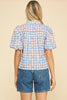 Cherry Check Top