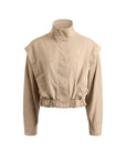 Trailside Funnel Neck Jacket-Khaki