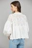 Orchard Picnic Lace Top-Off White