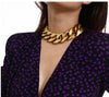 Link Chain Mega Link Necklace- Gold