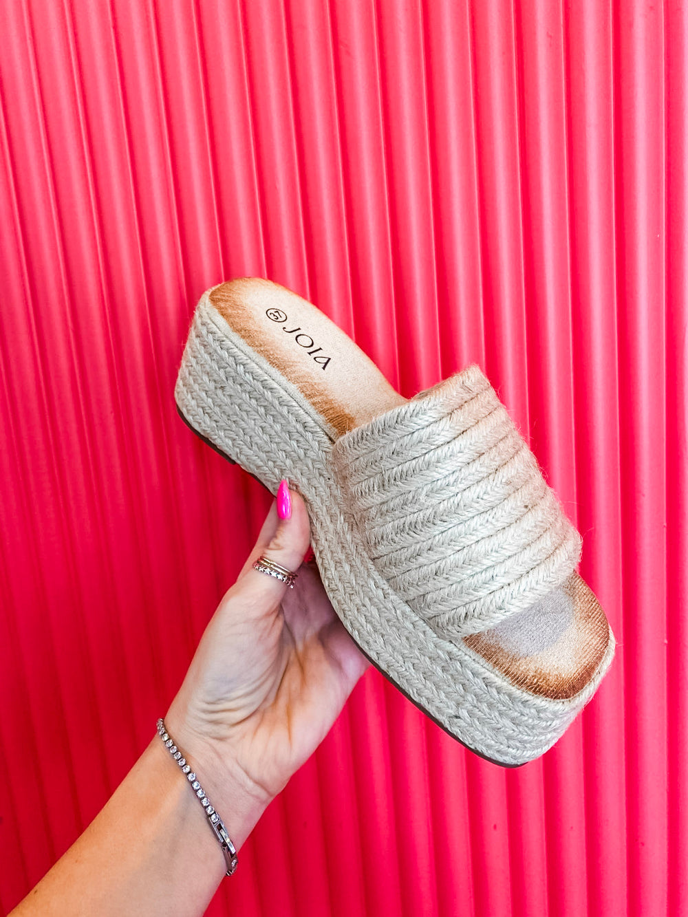 Summer Steps Straw Wedge