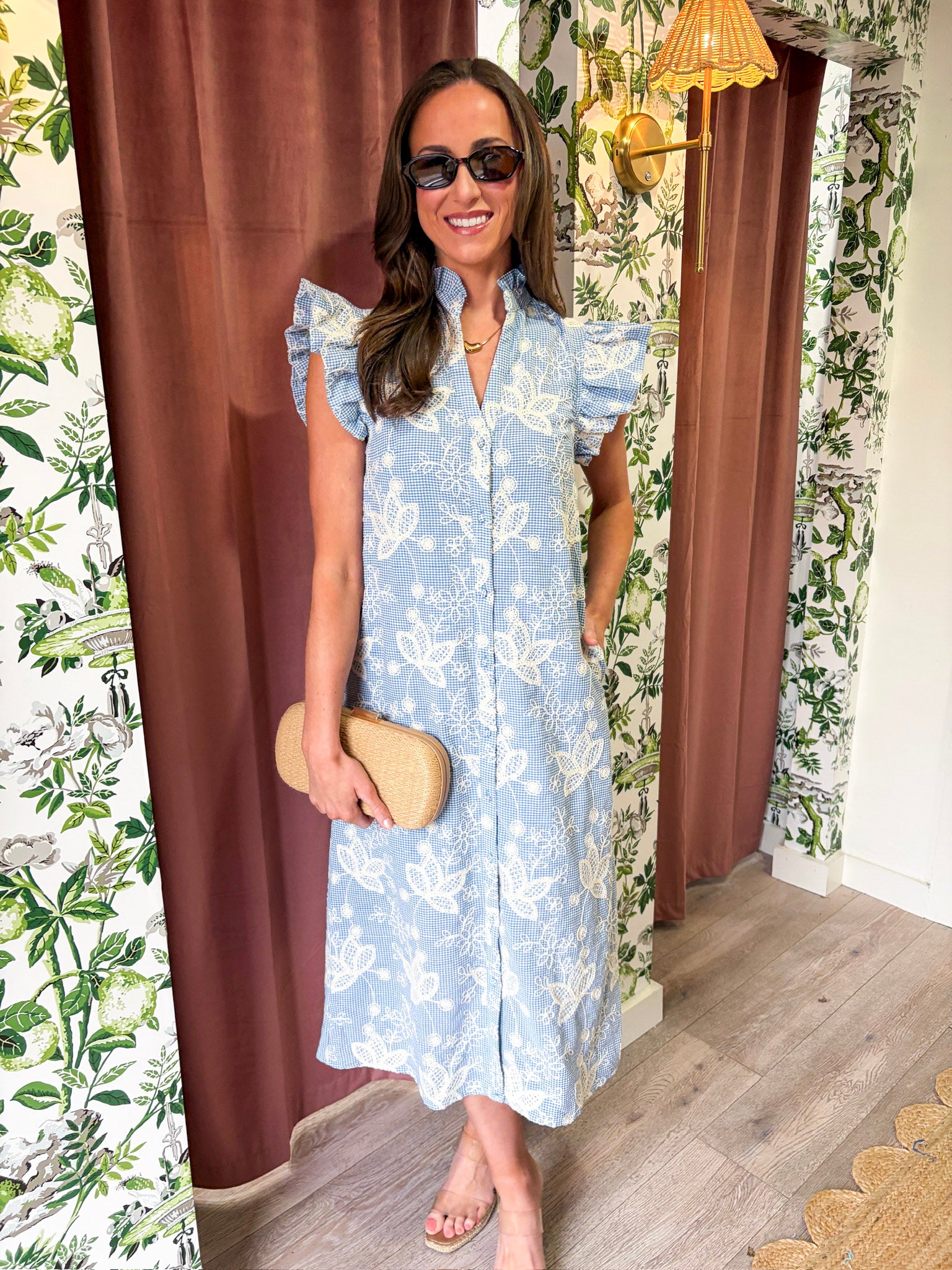 blue willow pattern dress Umgee Blue Willow Dress Expectations Too