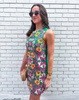 Petal Poetry Embroidered Mini Dress
