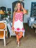 Seaside Stroll Embroidered Dress