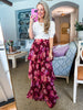 Dreaming Of Dahlias Maxi Skirt