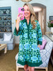 Soft Moments Boho Floral Dress-Green