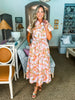 Lovely Garden Floral Midi Dress