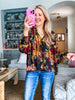 Twilight Bloom Floral Top
