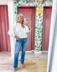 Love Note Pintuck Top