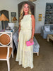 Wrapped in Romance Eyelet Skirt Set-Yellow
