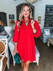 In the Details Dress-Red