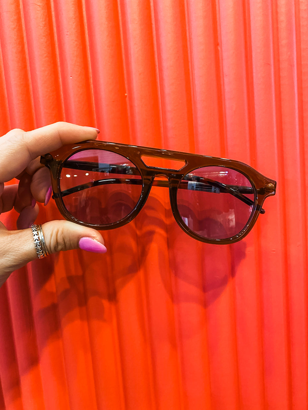 Aviator Sunglasses- Dark Brown