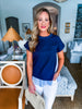 School Girl Asymmetrical Top