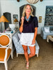 Floral Eyelet Pattern Shorts