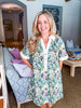 Muted Gardens Floral Mini Dress
