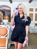 Go Getter Romper- Black