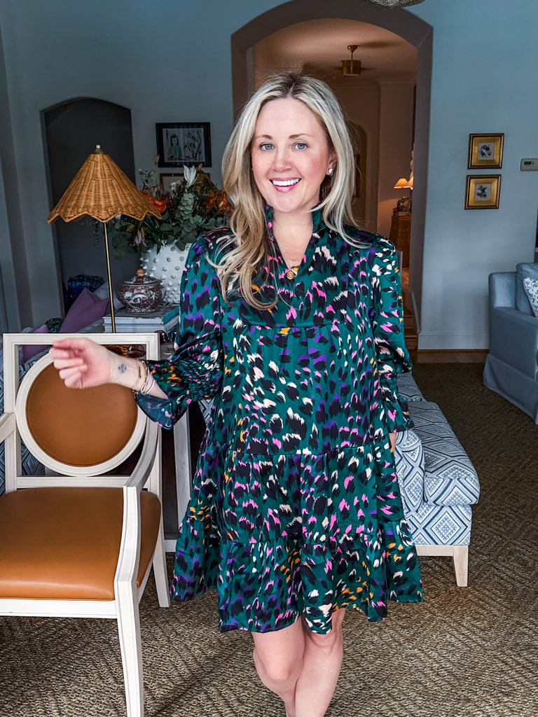 Bayou Babe Leopard Print Dress