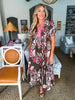 Paisley Perk Pattern Midi Dress