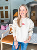 Nantucket Days Lobster Sweatshirt- Cream