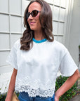 Coconut Kiss Lace Top