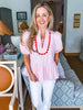 Pure Perfection Puff Sleeve Top-Baby Pink