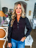 Urban Frontier Mixed Media Top