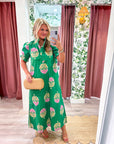 Clara Ruffle Midi Dress