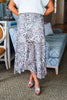 City Spots Leopard Print Skirt