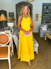 Warm Sunshine Eyelet Maxi Dress