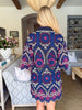 Deco Darling Embroidered Mini Dress