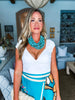 Casual Hangout Knit Top-White