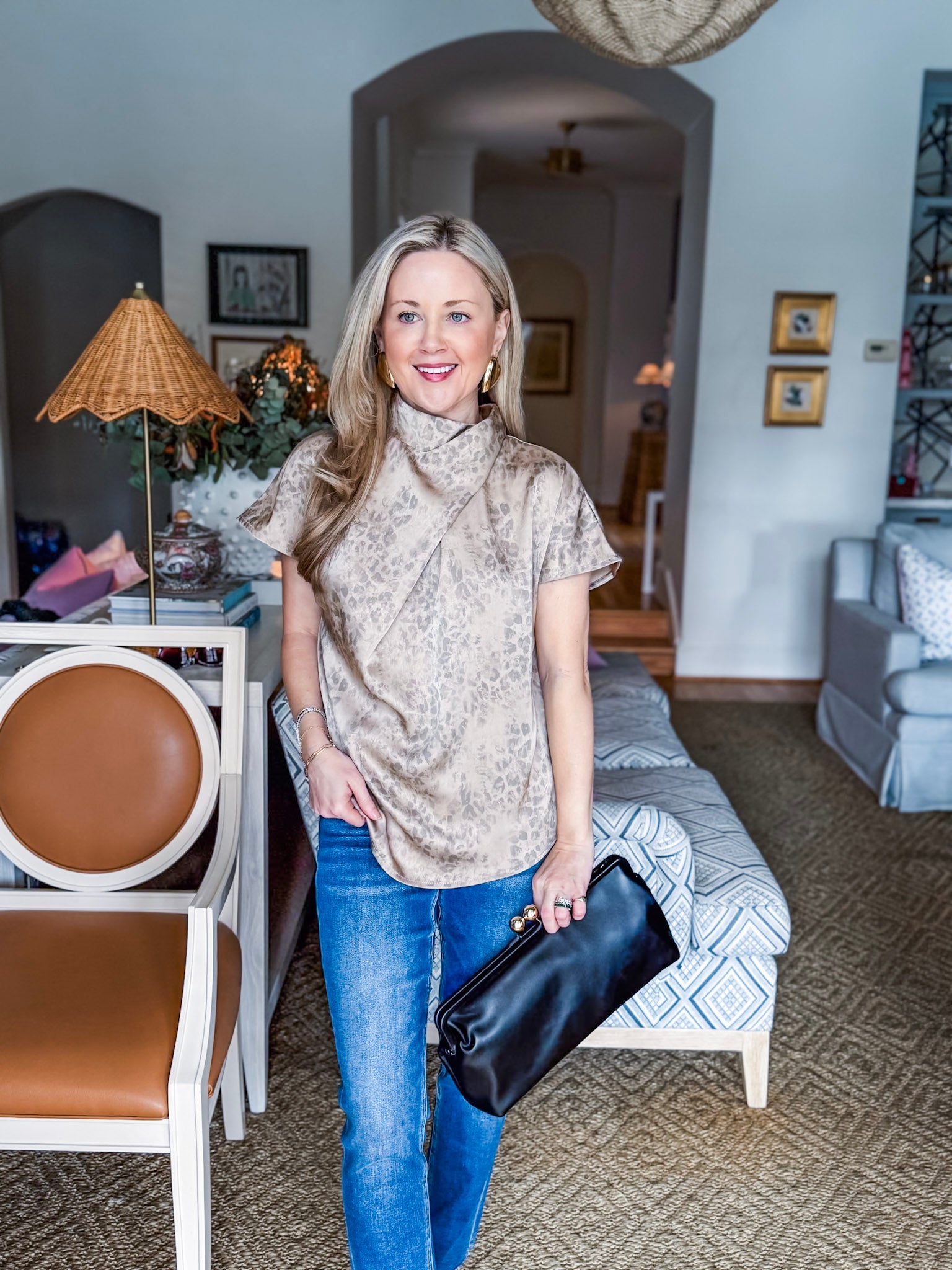 Wild Whisper Draped Top