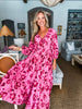Modern Romance Floral Midi Dress