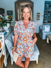 Romantic Walks Belted Romper