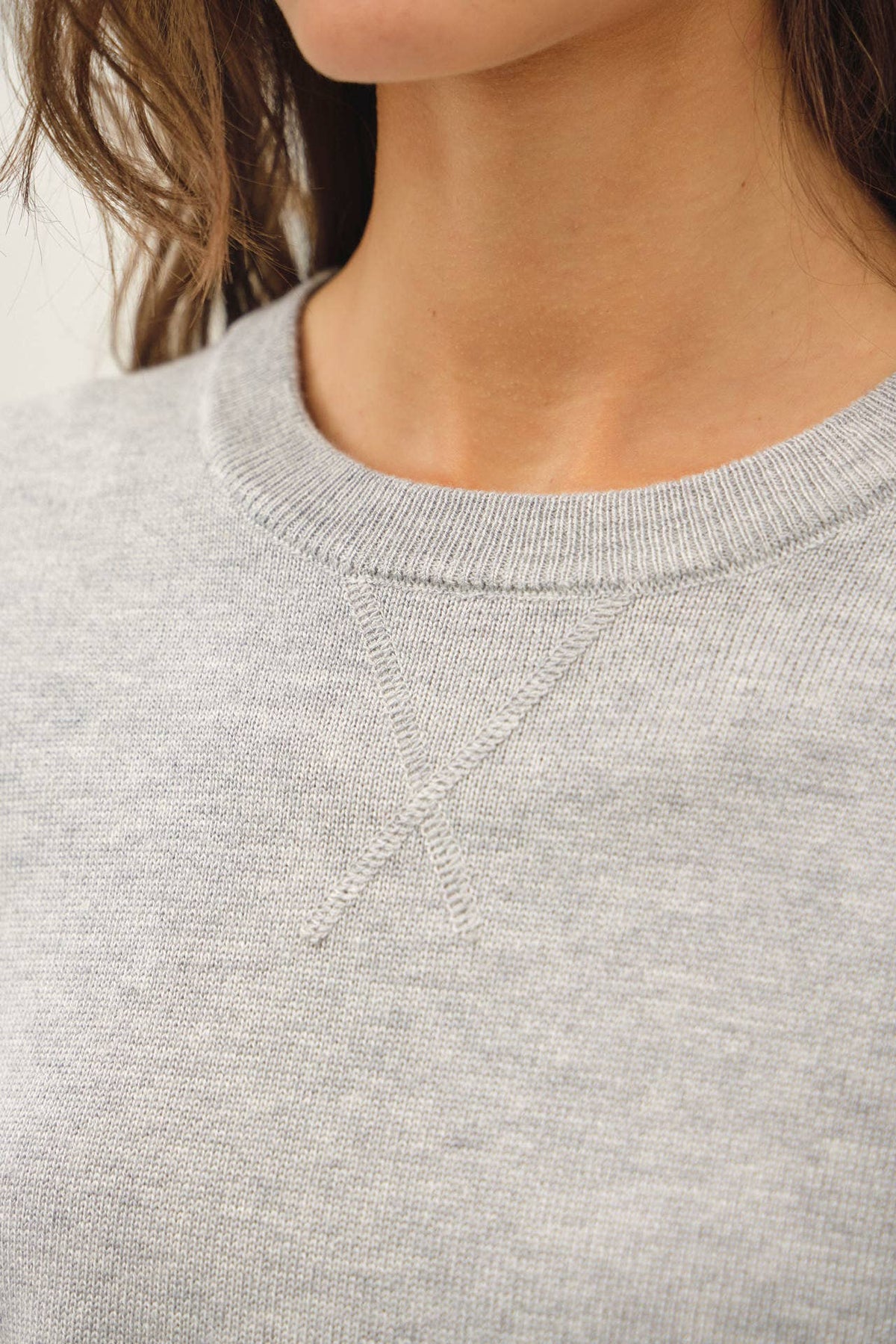 Feel At Ease Sweater-Heather Gray