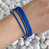 Color Bangle Set Of 5- Blue