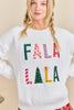 Holiday Falala Embroidered Sweater