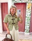 Country House Collared Top