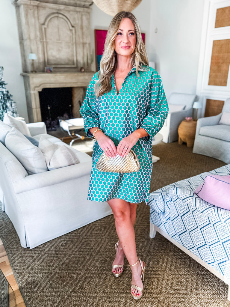 Channeling Confidence Dress- Kelly