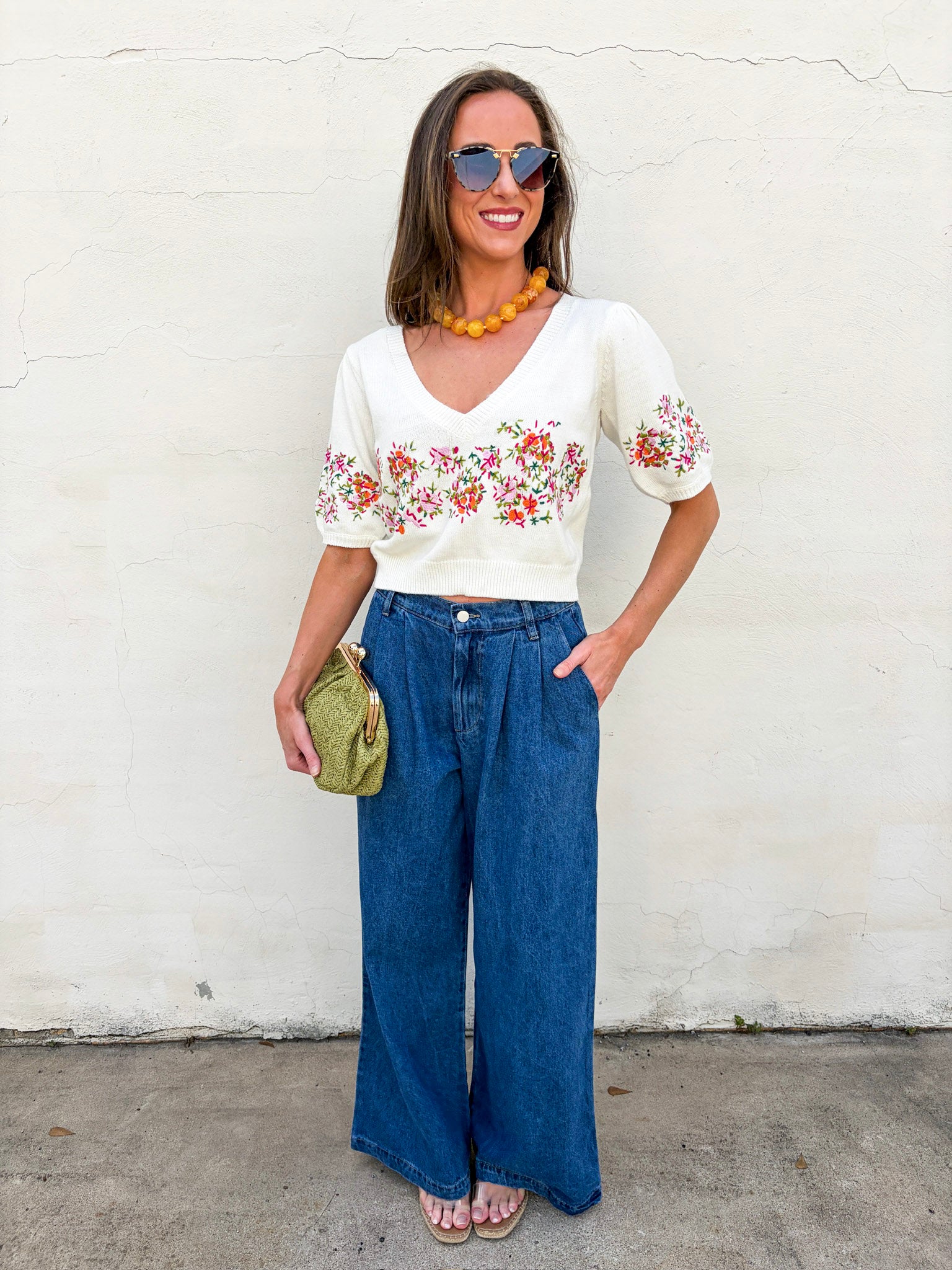 Pretty Little Petals Knit Top