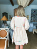 Color Dash Tunic Dress- Ecru