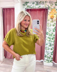Autumn Orchard Top-Light Olive