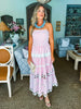 Walking On Air Strapless Dress- Pink