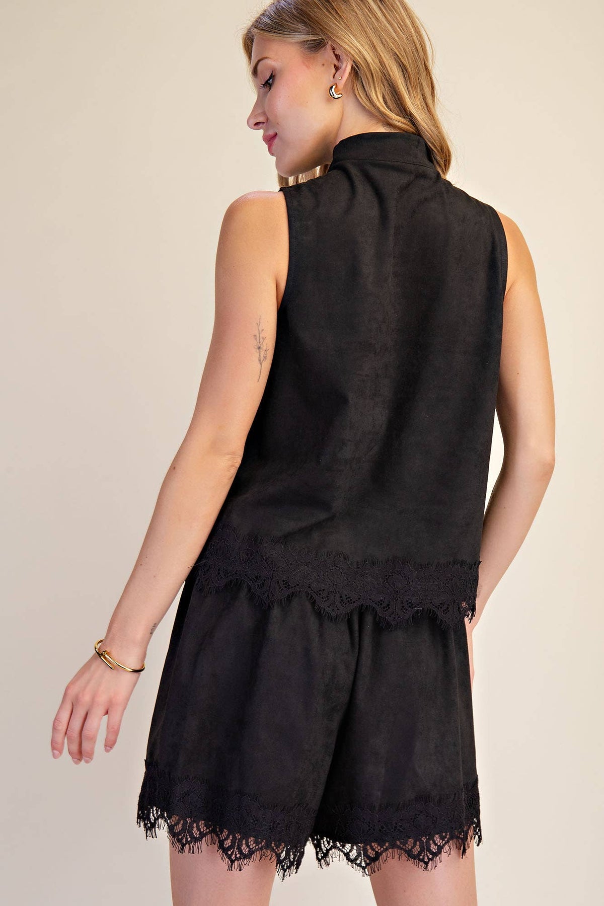 Monte Carlo Lace Trim Top