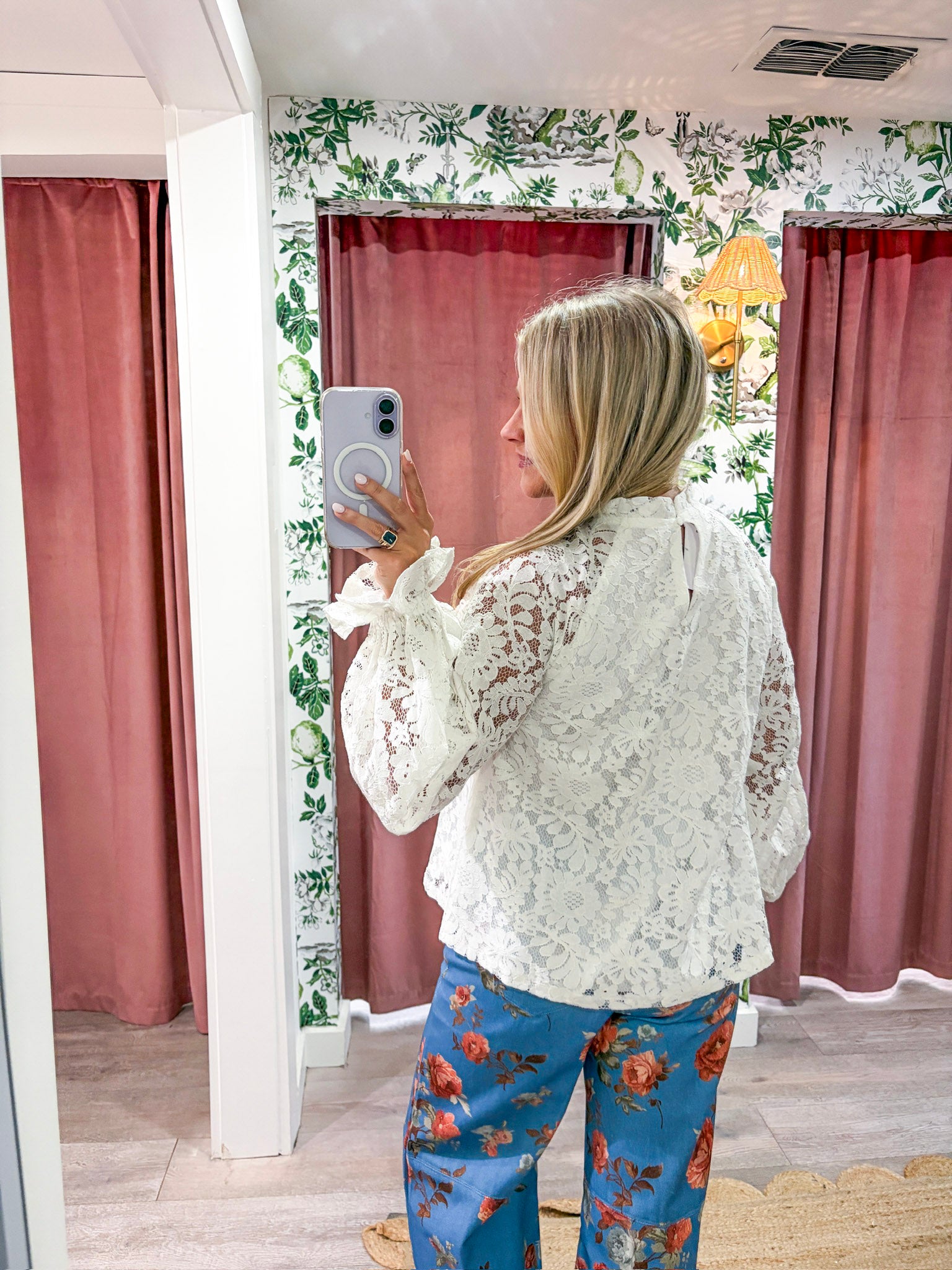 Amelie Lace Top