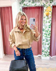 Trailside Funnel Neck Jacket-Khaki