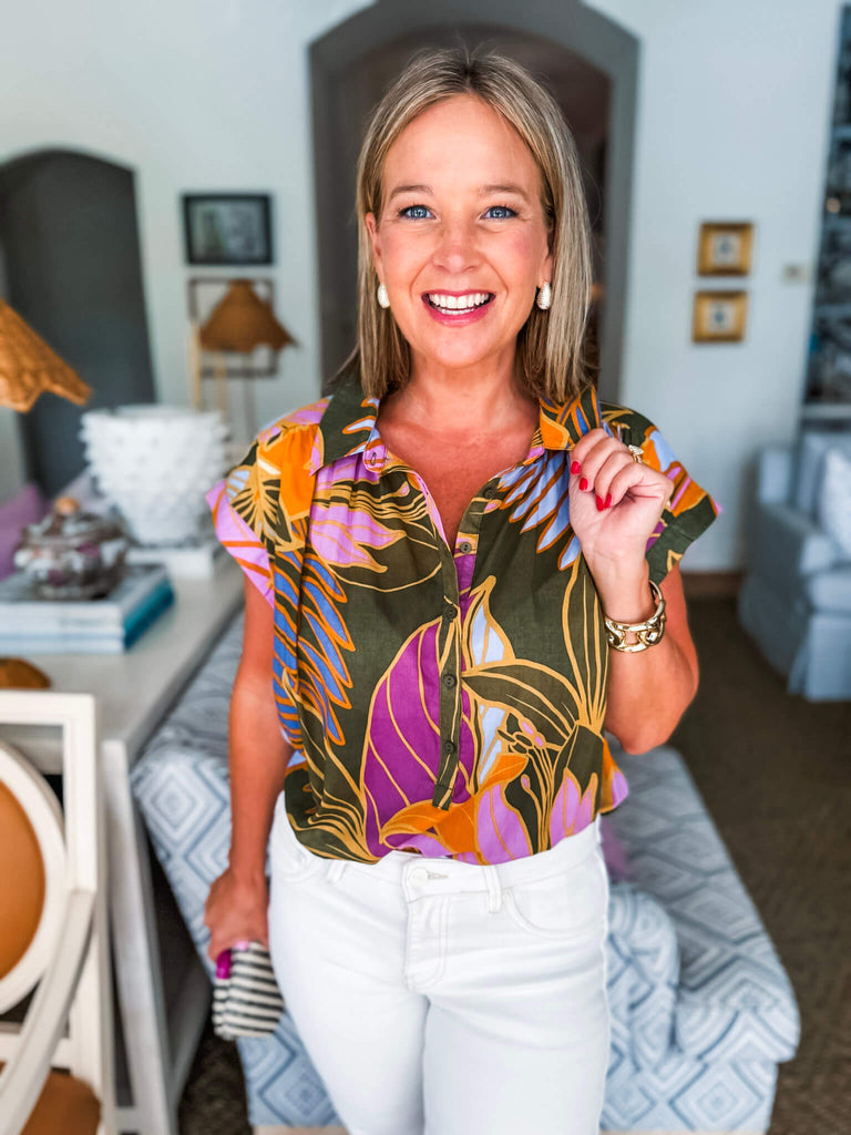 Rainy Tropics Top