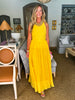 Warm Sunshine Eyelet Maxi Dress