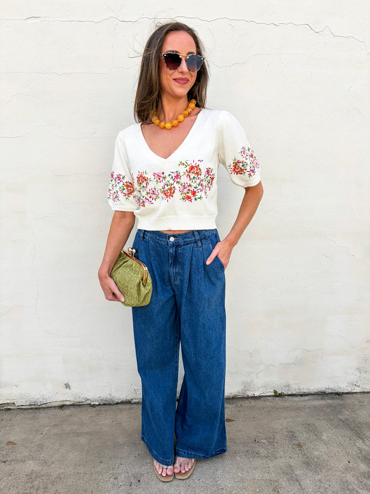 Pretty Little Petals Knit Top